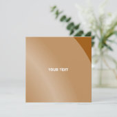 Matig Oranje monochroom Moderne Qr-code met grijze Kaart (Staand voorkant)