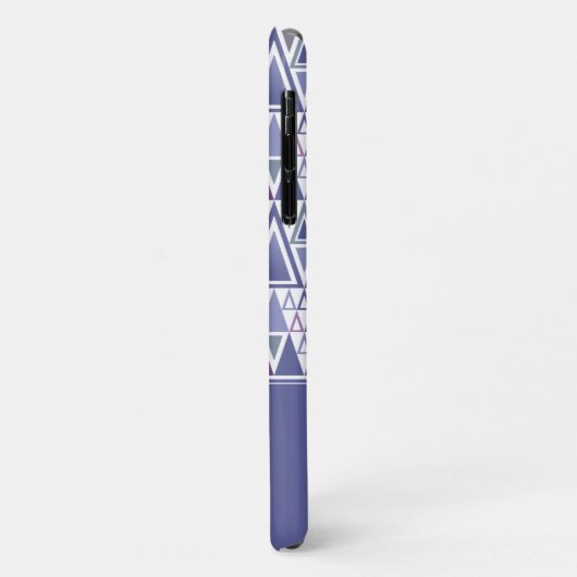 Matig paars roze roze patroon monogrammen Case-Mate iPhone case (Achterkant/links)