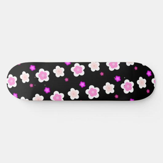 Matig paars voorlooppatroon persoonlijk skateboard (Horizontaal)