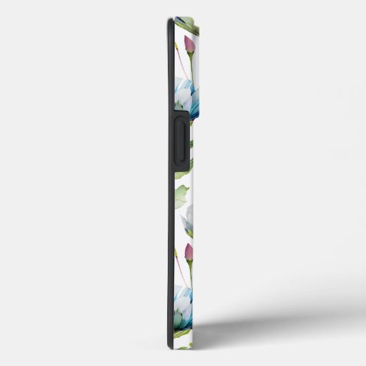Matig patroon van wilde bloemen Case-Mate iPhone case (Achterkant / Rechts)