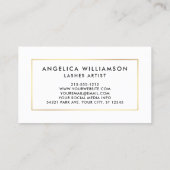 Matig penseelkoraal voor penseel visitekaartje (Achterkant)