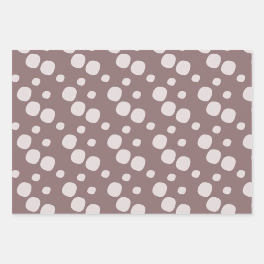 Matig Plant Macrame Holder Dot Pattern Inpakpapier Vel (Voorkant 3)