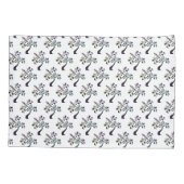 Matig plantgoed van multicolor kussensloop (Achterkant-Links)