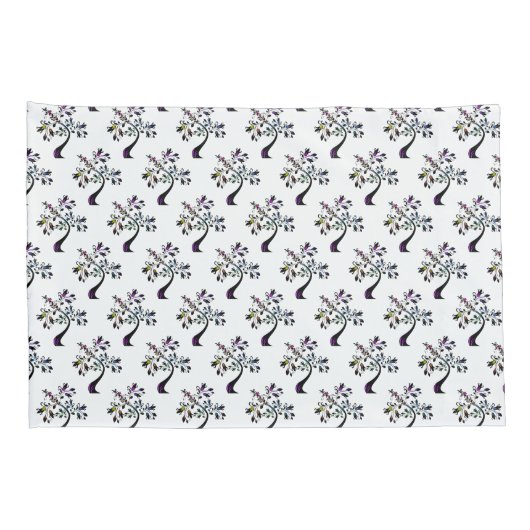 Matig plantgoed van multicolor kussensloop (Achterkant-Rechts)