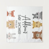 Matig poster Baby shower baby Wandkleed (Voorkant (horizontaal))