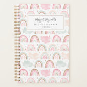 Matig regenboogpatroon Magisch Planner (Voorkant)
