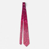 Matig rood en roze glitter Sparkles Gift Stropdas (Achterkant)