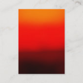 Matig rood-geel-bruin visitekaartje (Achterkant)