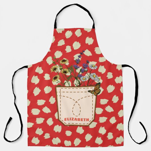 Matig Rood Schort Moederdag (Voorkant)