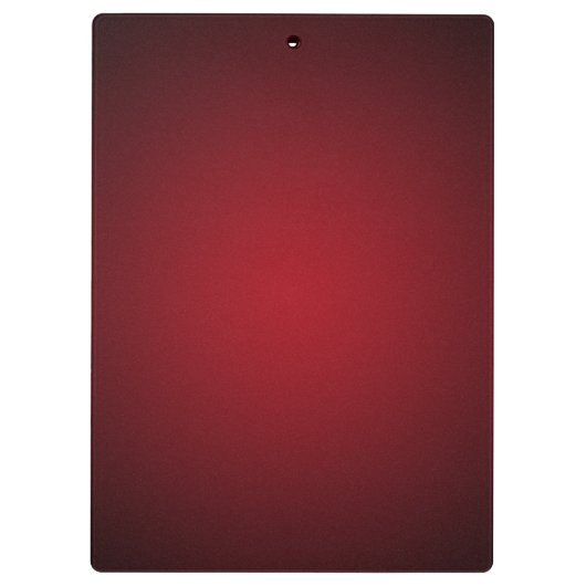 Matig Rood-Zwart Glanzend Vignette Klembord (Achterkant)