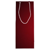 Matig Rood-Zwart Glanzend Vignette Wijn Cadeautas (Achterkant)