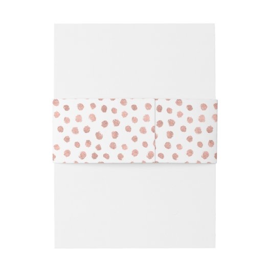 Matig Roos gouden liefdespoka-weddenschap Uitnodigingen Wikkel (Achterkant Voorbeeld)