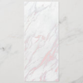 Matig roze en grijs achtergebleven stoeltje menu (Achterkant)