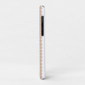 Matig roze en witte polka punt Case-Mate iPhone case (Achterkant/links)