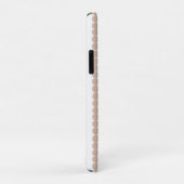 Matig roze en witte polka punt Case-Mate iPhone case (Achterkant/rechts)