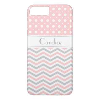 Matig roze, grijs, witte wieg en polka punt Case-Mate iPhone case