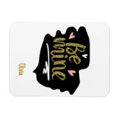 Matig roze zijn van mijn Valentijnsdag stel magnee Magneet (Horizontaal)