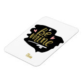 Matig roze zijn van mijn Valentijnsdag stel magnee Magneet (Linkerzijde)