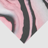Matig roze zwart gekleurd marmerpatroon tissuepapier (Detail)