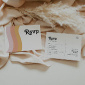 Matig RSVP-Briefkaart via het menu Rainbow