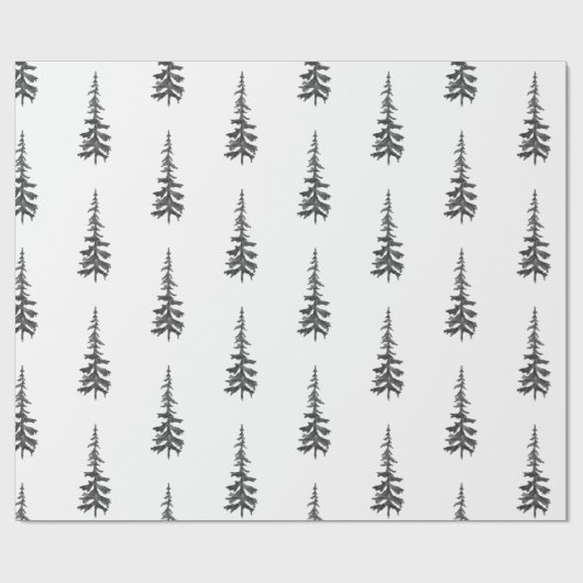 Matig Rustic Black Forest Gift Cadeaupapier (Vlak)
