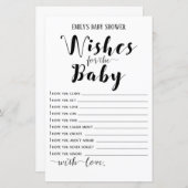 Matig Rustisch Baby shower Game PRINED (Voorkant / Achterkant)