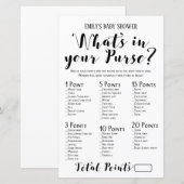 Matig Rustisch Baby shower Game PRINED (Voorkant / Achterkant)