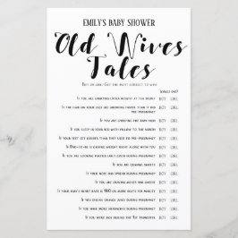 Matig Rustisch Baby shower Game PRINED