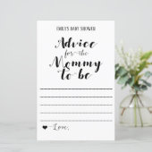 Matig Rustisch Baby shower Game PRINED (Staand voorkant)