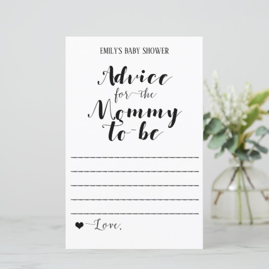 Matig Rustisch Baby shower Game PRINED (Staand voorkant)