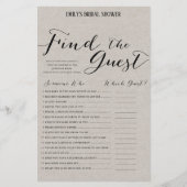 Matig Rustisch Vrijgezellenfeest Game PRINED (Voorkant)