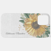 Matig Rustisch Witte Ivory Zonnebloem iPhone Hoesje (Achterkant horizontaal)