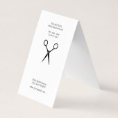 Matig Salon Monogram / Goud geborsteld / Stijllijs Visitekaartje (Achterkant)