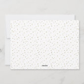 Matig script, grote kerstfoto feestdagenkaart (Achterkant)