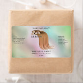 Matig serumetiket van holografisch elegant haar etiket (Insitu)