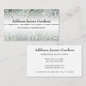 Matig Succulent Garden Green Botanicals Nursery Visitekaartje (Voorkant / Achterkant)