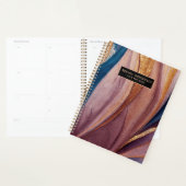 Matig terracotta blue glitter roos goumonogram planner (Display)