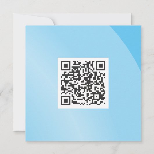 Matig Toeristisch Modern Shaded Qr Code Kaart (Achterkant)
