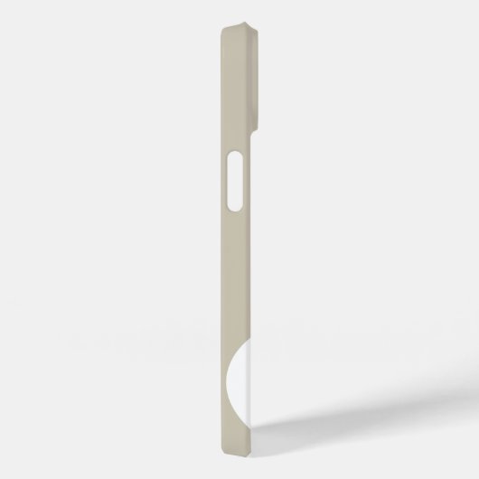 Matig vet meel wit monogram Case-Mate iPhone case (Achterkant / Rechts)