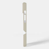 Matig vet meel wit monogram Case-Mate iPhone case (Achterkant / Links)