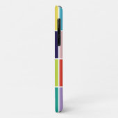 Matig vierkant kleurenblok monogrammen Case-Mate iPhone case (Achterkant/links)