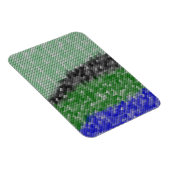 Matig vreemd patroon magneet (Rechterzijde)