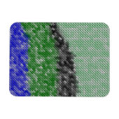 Matig vreemd patroon magneet (Horizontaal)