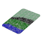 Matig vreemd patroon magneet (Linkerzijde)