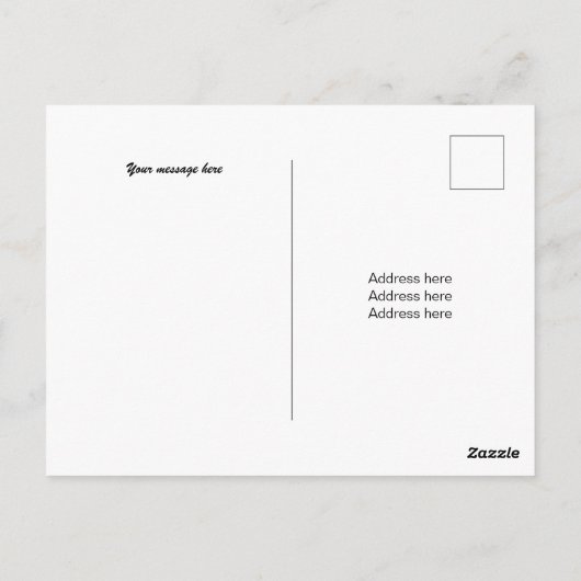 Matig wit graffiti gebeid Afbeelding van het hart Briefkaart (Achterkant)