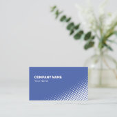 Matig wit halftooneffect visitekaartje (Staand voorkant)