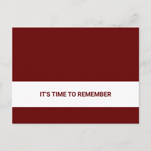 Matig wit vlak Briefkaart (Voorkant)