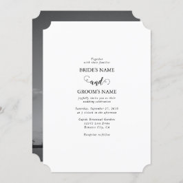 Matig witboek en zwart-witpaar koppelen foto-bruil kaart