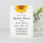 Matig zonnebloempitten Vrijgezellenfeest Confetti Kaart (Staand voorkant)