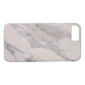 Matig zwart grijs roze marmer Case-Mate iPhone case (Achterkant (Horizontaal))